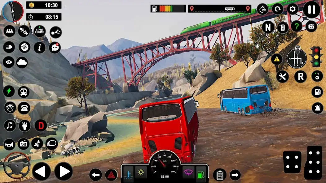 Download Offroad Bus Games Racing Games [MOD, Unlimited money] + Hack [MOD, Menu] for Android