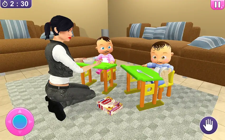 Download Real Twins Baby Simulator 3D [MOD, Unlimited money/coins] + Hack [MOD, Menu] for Android