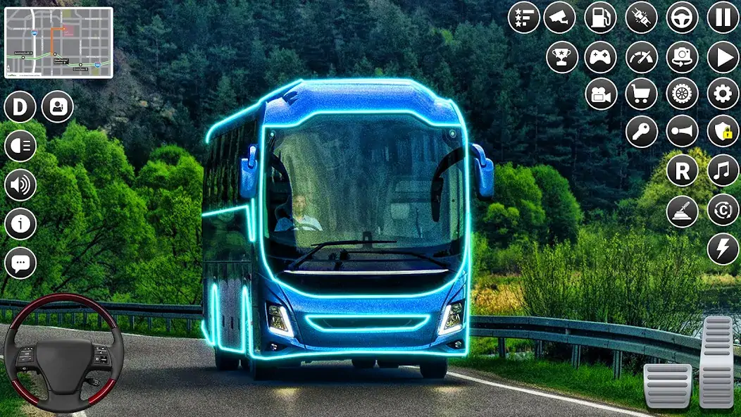 Download Offroad Passenger Bus 3D Sim [MOD, Unlimited coins] + Hack [MOD, Menu] for Android