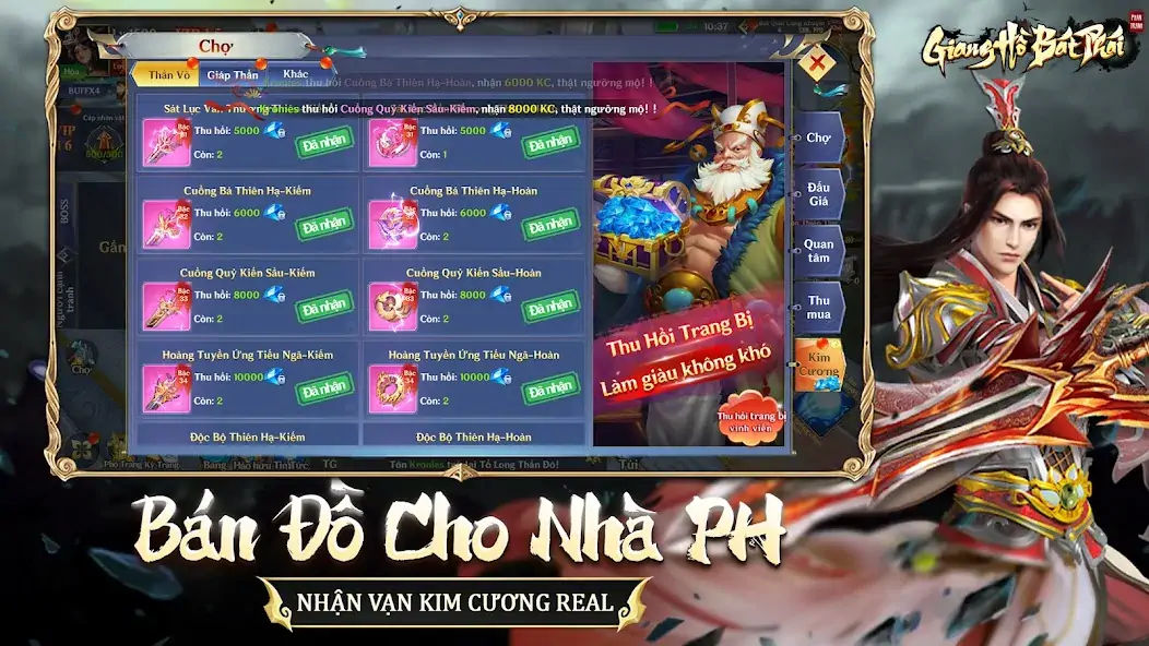 Download Giang Hồ: Bát Phái Phân Tranh [MOD, Unlimited coins] + Hack [MOD, Menu] for Android