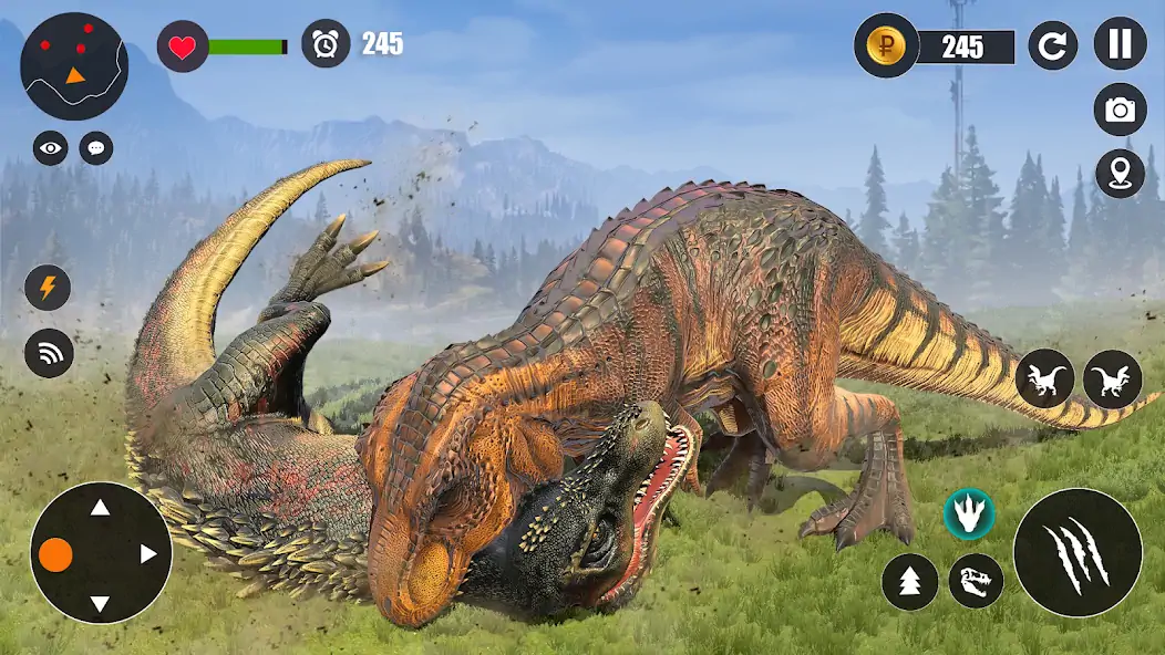 Download Real Dinosaur Simulator Games [MOD, Unlimited coins] + Hack [MOD, Menu] for Android