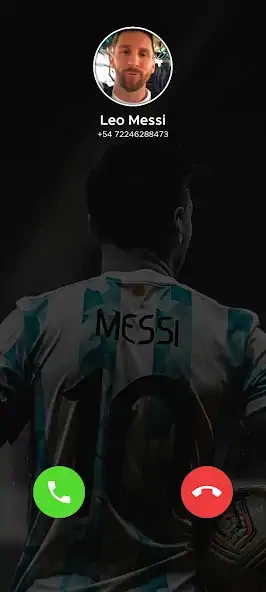 Download Videollamada Leo Messi Español [MOD, Unlimited money/gems] + Hack [MOD, Menu] for Android