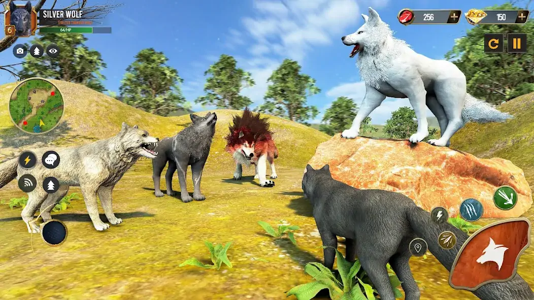 Download Wild Wolf Simulator Wolf Games [MOD, Unlimited money/gems] + Hack [MOD, Menu] for Android