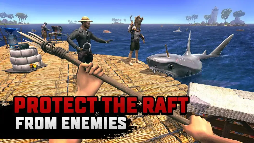 Download Raft Survival: Multiplayer [MOD, Unlimited money/gems] + Hack [MOD, Menu] for Android