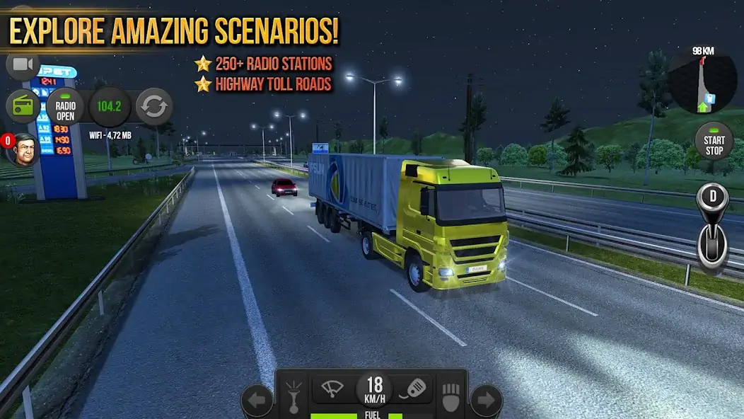 Download Truck Simulator : Europe [MOD, Unlimited money/coins] + Hack [MOD, Menu] for Android