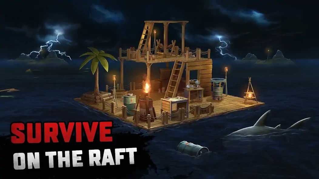 Download Raft Survival - Ocean Nomad [MOD, Unlimited money] + Hack [MOD, Menu] for Android