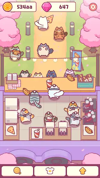 Download Cat Snack Bar : Cat Food Games [MOD, Unlimited coins] + Hack [MOD, Menu] for Android