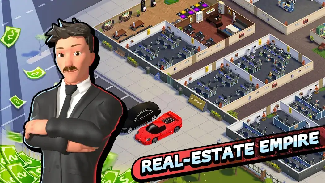Download Idle Office Tycoon - Get Rich! [MOD, Unlimited money] + Hack [MOD, Menu] for Android