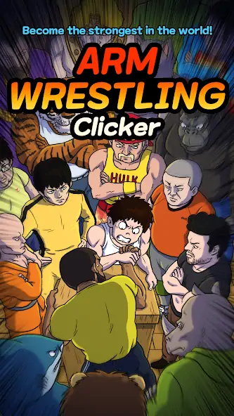 Download Arm Wrestling Clicker [MOD, Unlimited money/coins] + Hack [MOD, Menu] for Android