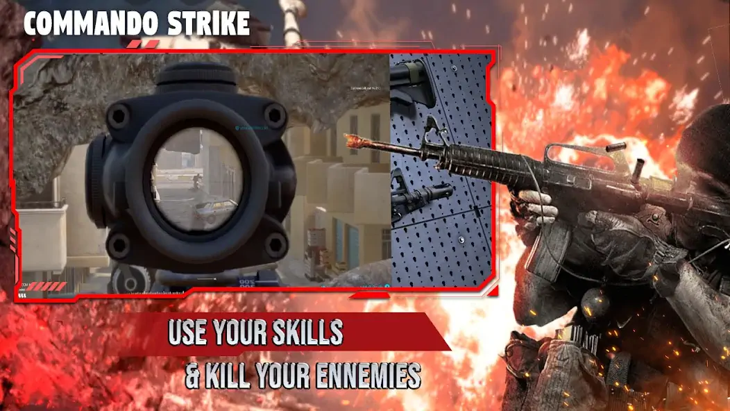 Download Call of Commando Strike Duty [MOD, Unlimited money/coins] + Hack [MOD, Menu] for Android