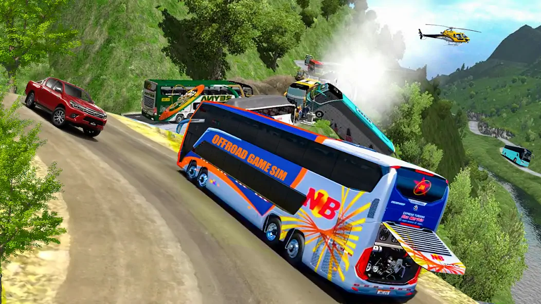 Download Hill Coach Bus Simulator 2023 [MOD, Unlimited money/gems] + Hack [MOD, Menu] for Android
