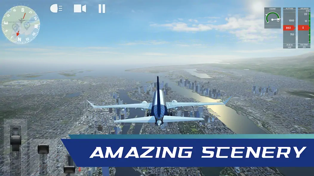 Download Flight Simulator: Plane Game [MOD, Unlimited money] + Hack [MOD, Menu] for Android