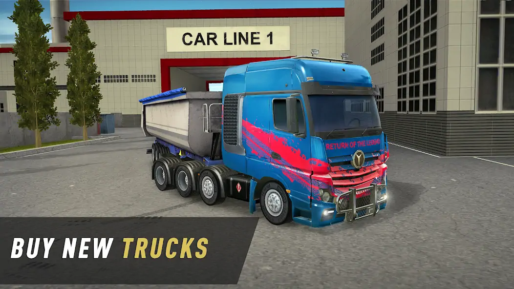 Download Truck World: Euro Simulator [MOD, Unlimited money/coins] + Hack [MOD, Menu] for Android