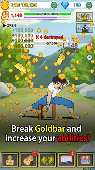 Download Tap Tap Breaking [MOD, Unlimited money/gems] + Hack [MOD, Menu] for Android