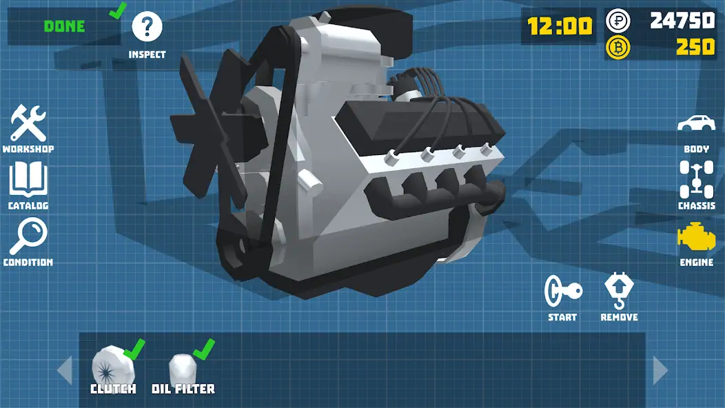 Download Retro Garage - Car Mechanic [MOD, Unlimited coins] + Hack [MOD, Menu] for Android