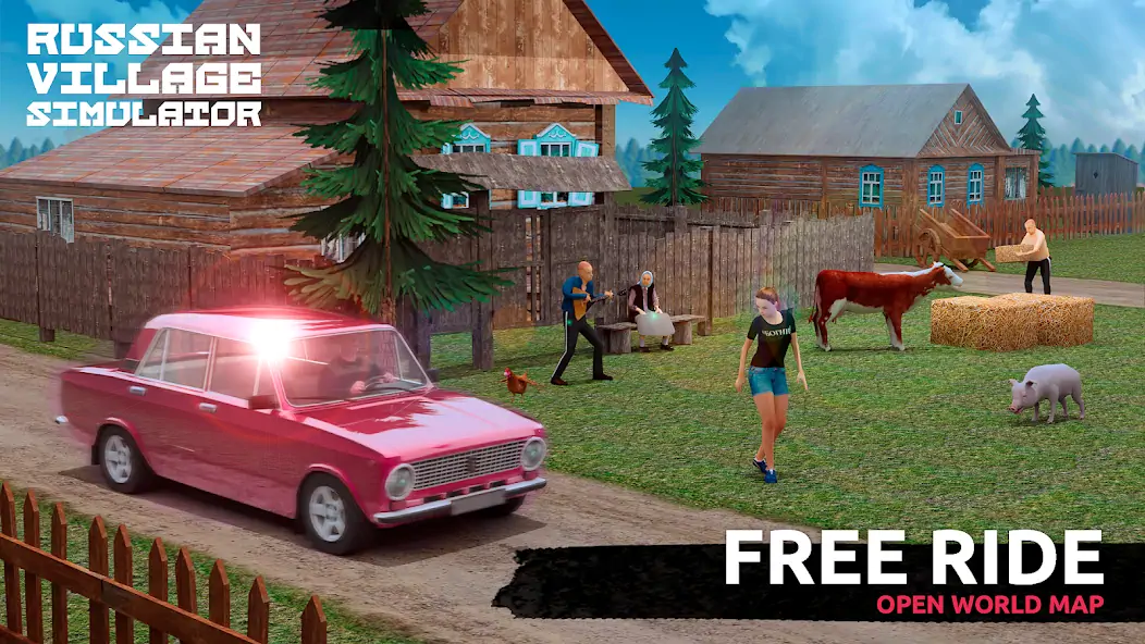 Download Russian Village Simulator 3D [MOD, Unlimited money] + Hack [MOD, Menu] for Android