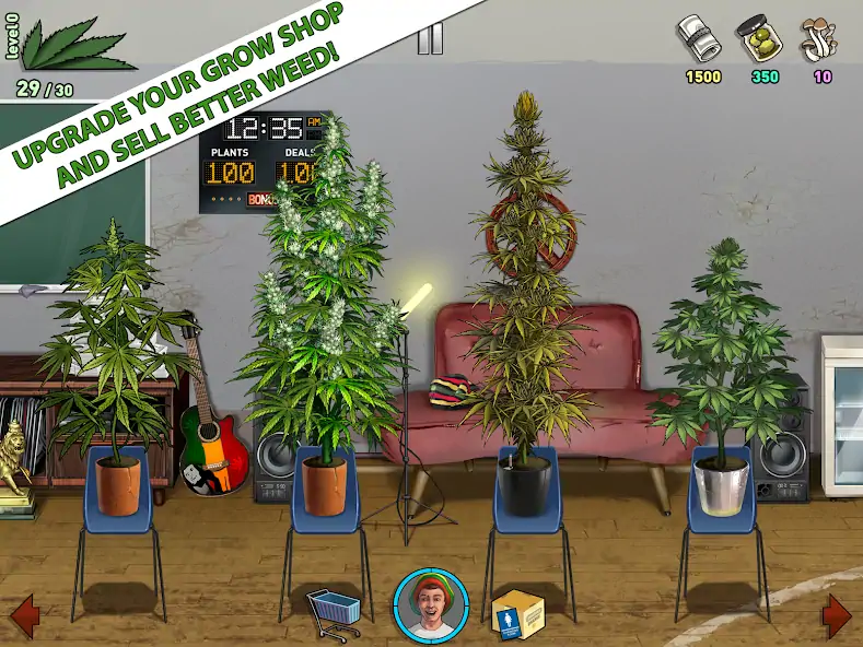 Download Weed Firm 2: Bud Farm Tycoon [MOD, Unlimited money/coins] + Hack [MOD, Menu] for Android