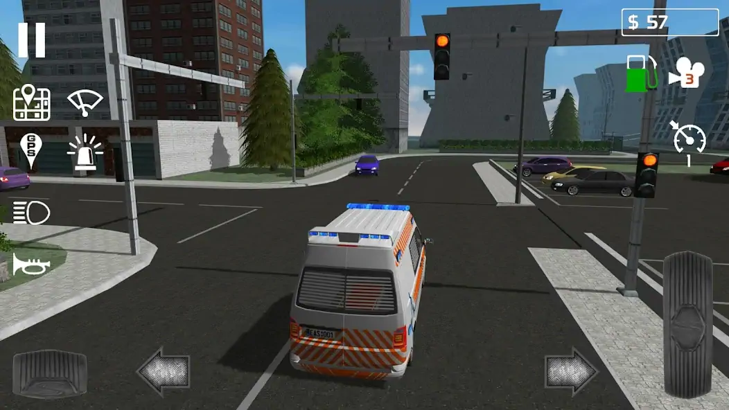 Download Emergency Ambulance Simulator [MOD, Unlimited money] + Hack [MOD, Menu] for Android