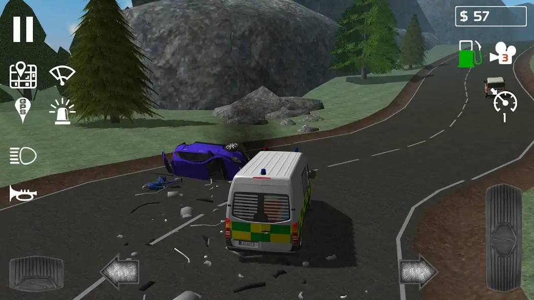 Download Emergency Ambulance Simulator [MOD, Unlimited money] + Hack [MOD, Menu] for Android