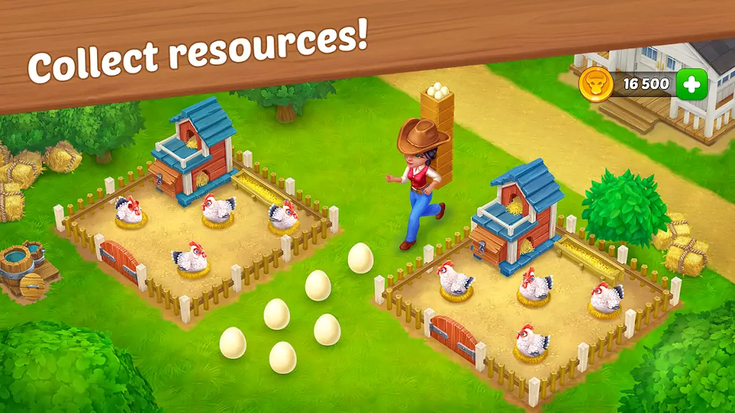 Download Wild West: Farm Town Build [MOD, Unlimited coins] + Hack [MOD, Menu] for Android