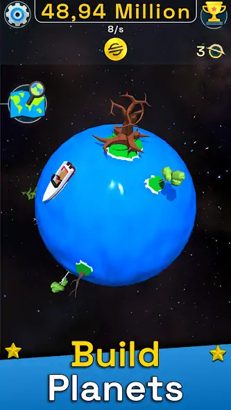 Download Planet Evolution: Idle Clicker [MOD, Unlimited money] + Hack [MOD, Menu] for Android