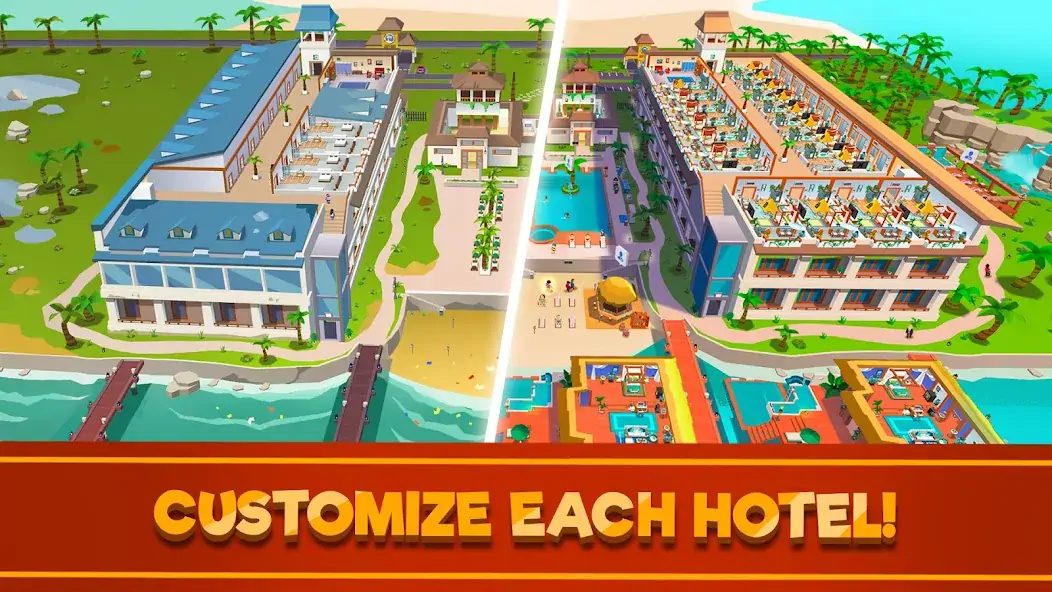 Download Hotel Empire Tycoon－Idle Game [MOD, Unlimited money] + Hack [MOD, Menu] for Android