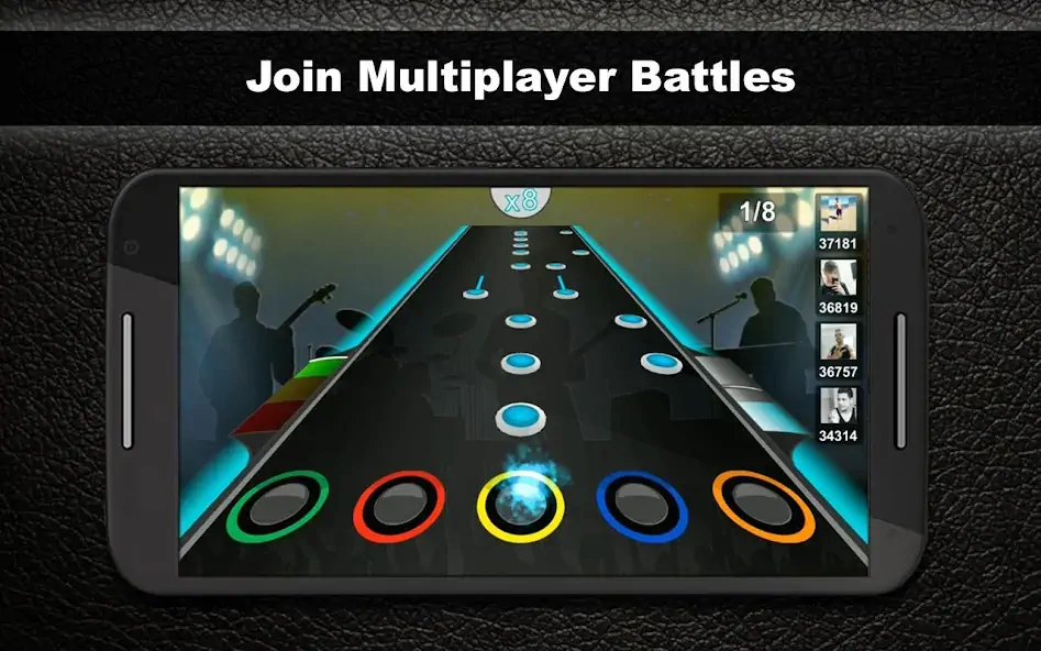 Download Guitar Flash [MOD, Unlimited money/coins] + Hack [MOD, Menu] for Android