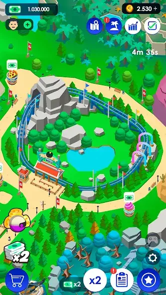 Download Idle Theme Park Tycoon [MOD, Unlimited money/coins] + Hack [MOD, Menu] for Android