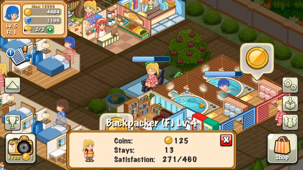 Download Hotel Story: Resort Simulation [MOD, Unlimited money/coins] + Hack [MOD, Menu] for Android