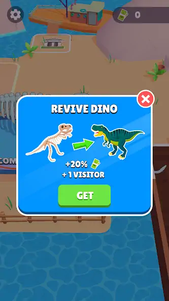 Download Dino Gallery: Idle Museum Sim [MOD, Unlimited money/coins] + Hack [MOD, Menu] for Android