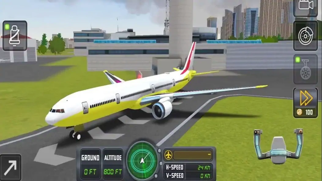 Download Flight Simulator-Pilot Plane X [MOD, Unlimited coins] + Hack [MOD, Menu] for Android