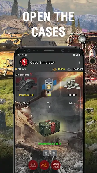 Download Case Simulator for WOT Blitz [MOD, Unlimited money/coins] + Hack [MOD, Menu] for Android