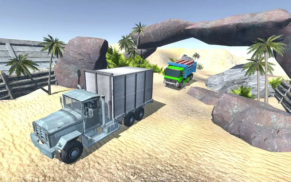 Download Offroad Cargo Truck Driver [MOD, Unlimited money/coins] + Hack [MOD, Menu] for Android
