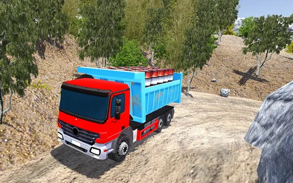 Download Offroad Cargo Truck Driver [MOD, Unlimited money/coins] + Hack [MOD, Menu] for Android