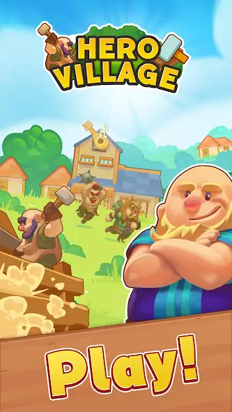 Download Hero Village: Idle Tycoon rpg [MOD, Unlimited money/coins] + Hack [MOD, Menu] for Android