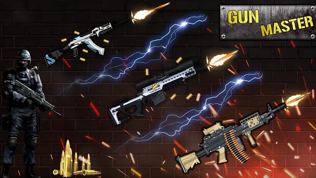 Download Gun Master 3d Gun Sounds Games [MOD, Unlimited money/gems] + Hack [MOD, Menu] for Android