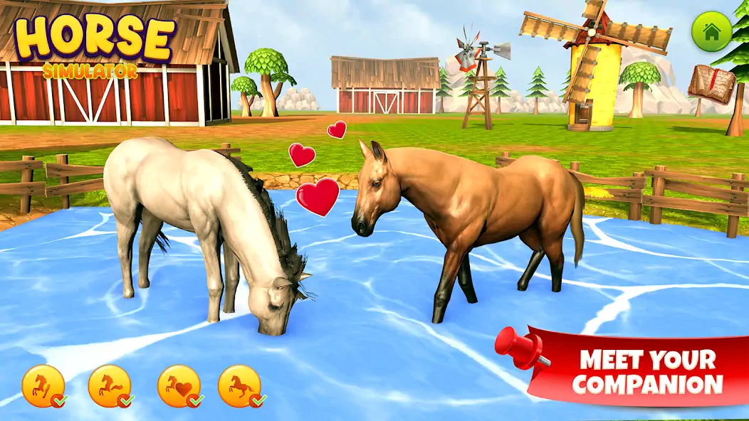 Download Horse Simulator Family Game 3D [MOD, Unlimited coins] + Hack [MOD, Menu] for Android