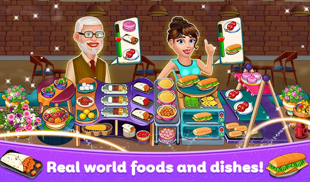 Download Cooking Star - Kitchen Diary [MOD, Unlimited money] + Hack [MOD, Menu] for Android