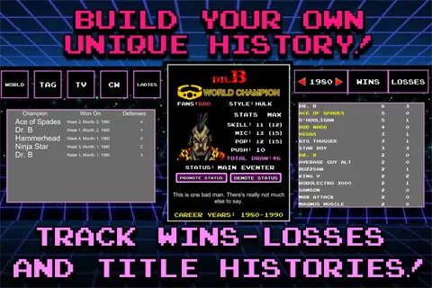 Download 80s Mania Wrestling Returns [MOD, Unlimited money/coins] + Hack [MOD, Menu] for Android