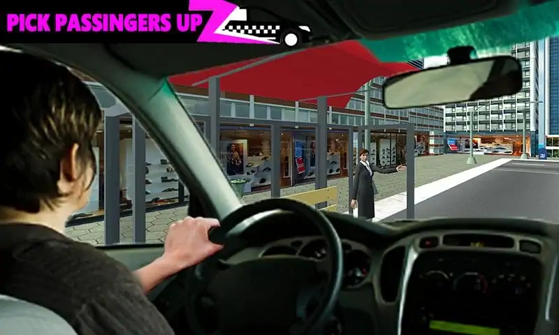 Download Pink Taxi Driving Game 3D [MOD, Unlimited money] + Hack [MOD, Menu] for Android