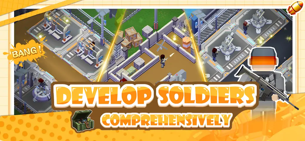 Download Idle Military Base Tycoon Game [MOD, Unlimited money/gems] + Hack [MOD, Menu] for Android