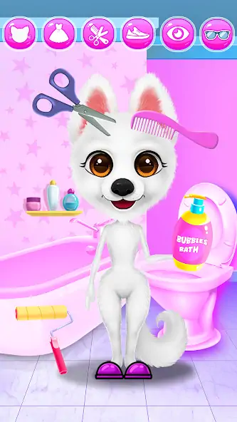 Download Simba The Puppy - Daily Caring [MOD, Unlimited coins] + Hack [MOD, Menu] for Android