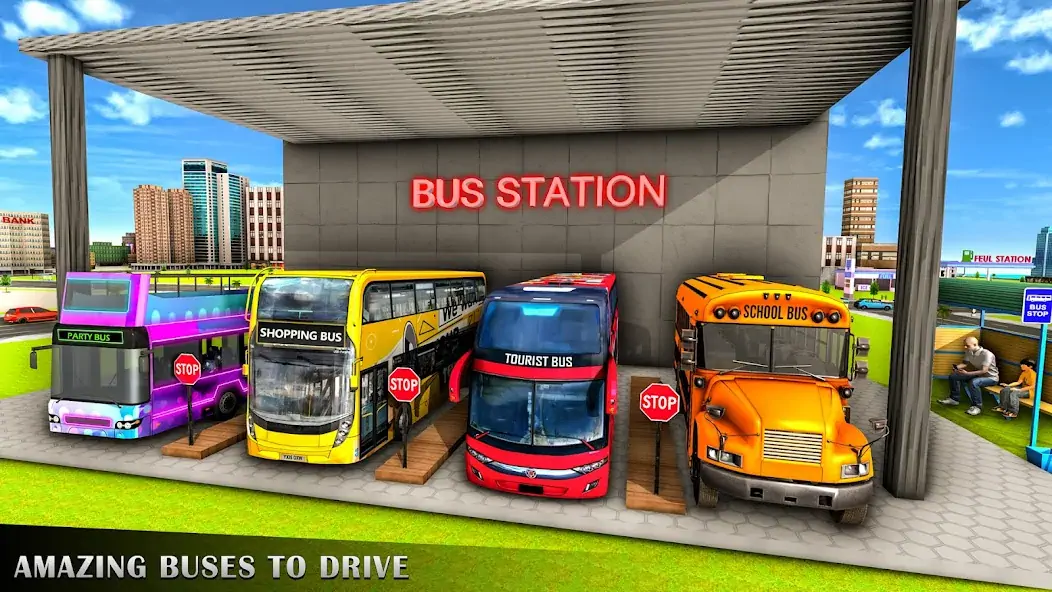 Download Bus Simulator Game : Bus Drive [MOD, Unlimited money] + Hack [MOD, Menu] for Android