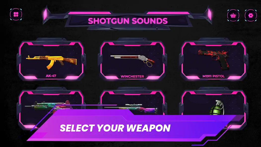 Download Real Gun Shot Sounds Simulator [MOD, Unlimited money/coins] + Hack [MOD, Menu] for Android