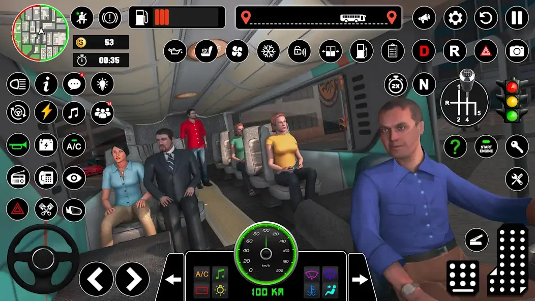 Download Bus Simulator : 3D Bus Games [MOD, Unlimited money/gems] + Hack [MOD, Menu] for Android