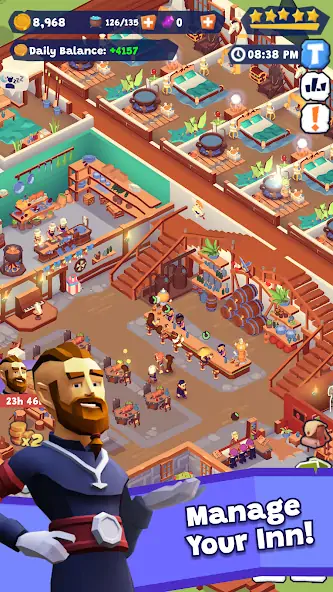 Download Idle Inn Empire: Hotel Tycoon [MOD, Unlimited coins] + Hack [MOD, Menu] for Android