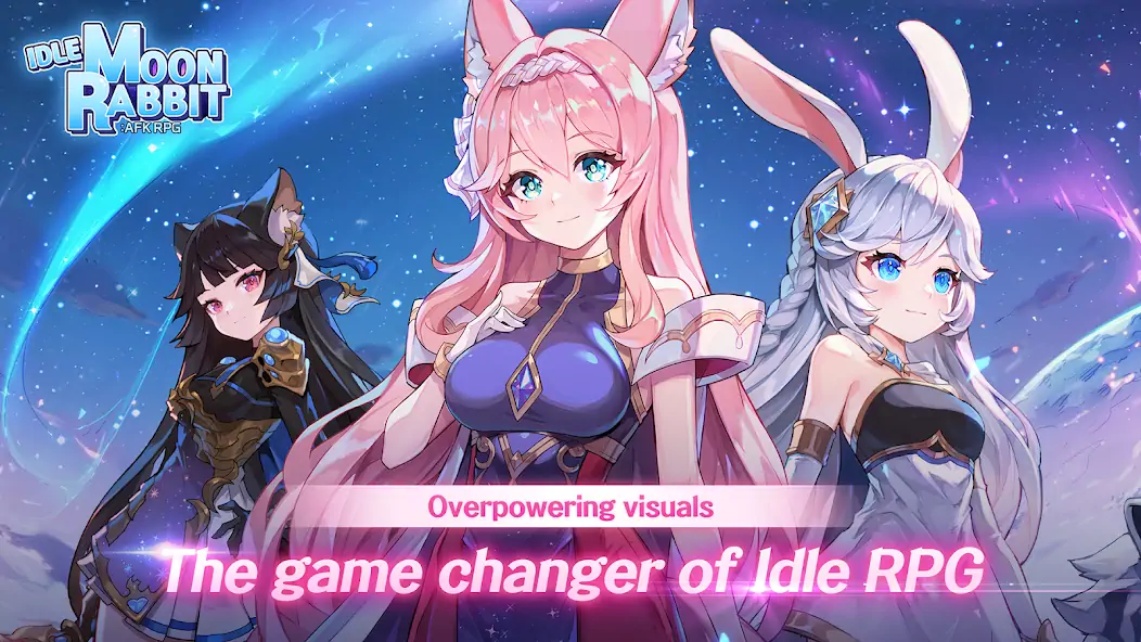 Download Idle Moon Rabbit: AFK RPG [MOD, Unlimited money/coins] + Hack [MOD, Menu] for Android