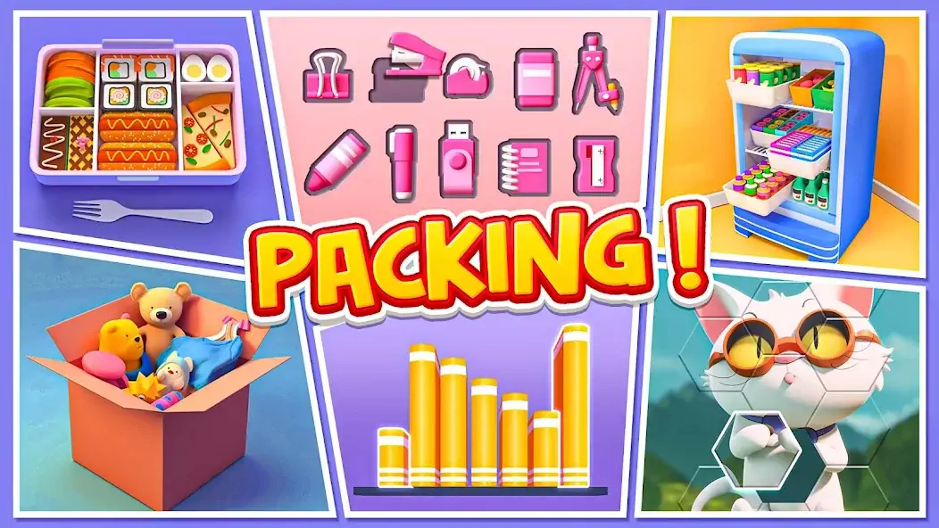 Download Home Packing-Organizing games [MOD, Unlimited money] + Hack [MOD, Menu] for Android