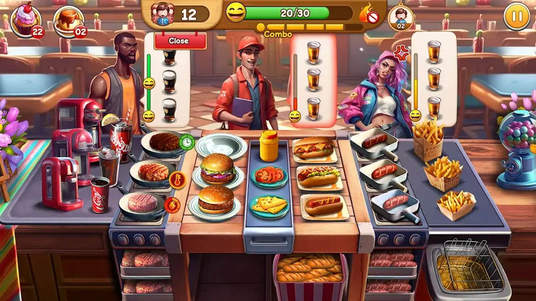 Download Cooking Fun: Cooking Games [MOD, Unlimited money/gems] + Hack [MOD, Menu] for Android