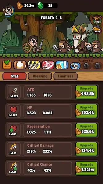 Download Idle RPG Adventure Hero [MOD, Unlimited money/coins] + Hack [MOD, Menu] for Android